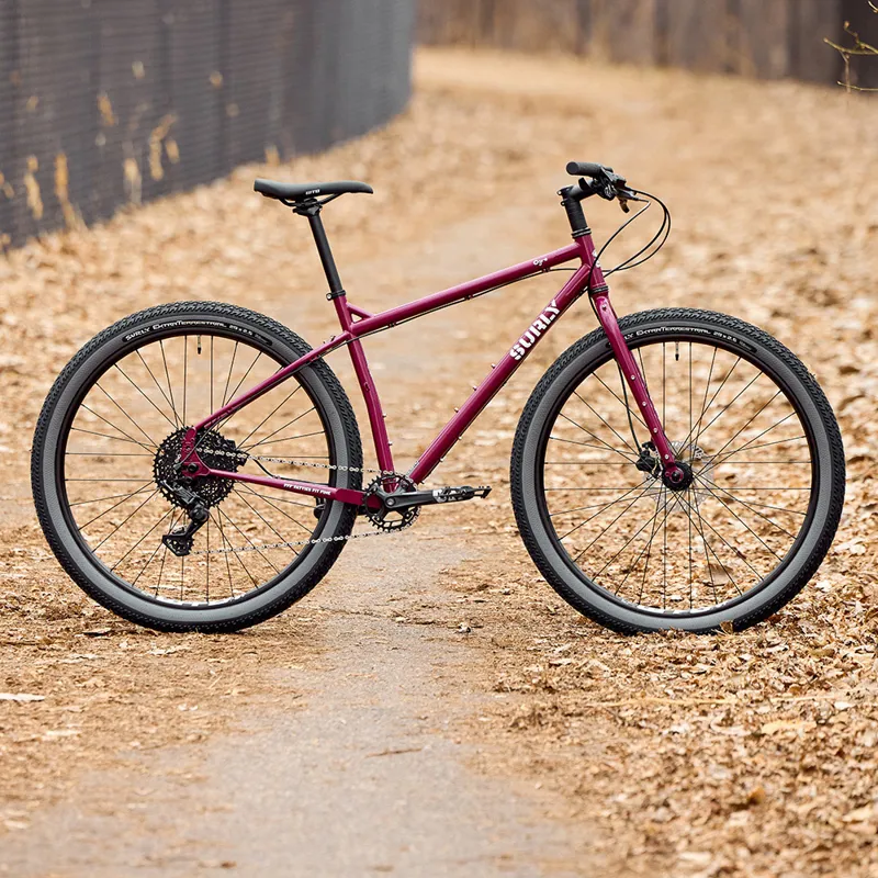 Surly Ogre All Season Commuter Bike in Fermented Plum Purple-2