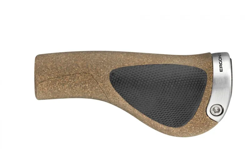 Ergon GP1 Biokork Ergonomic Grips in Natural Cork-1