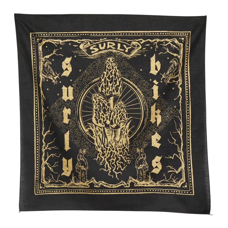 Surly Junk Rag Bandana in Black and Gold