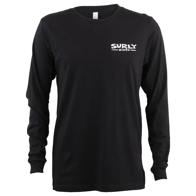 Surly Garbage Patrol Long Sleeve T-Shirt in Black 