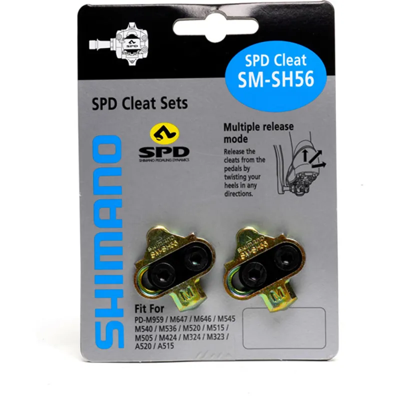 Shimano SH56 SPD Cleat Multi Release Silver