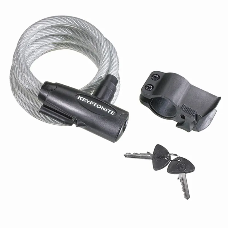Kryptonite Value Key Bike Cablelock in Black 180cm