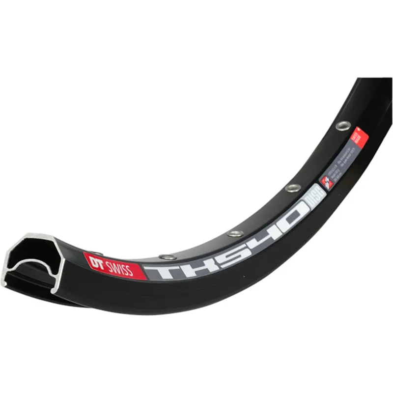 DT Swiss TK540 SBWT Double Eyelet 700c/29er Touring Rims in Black-1