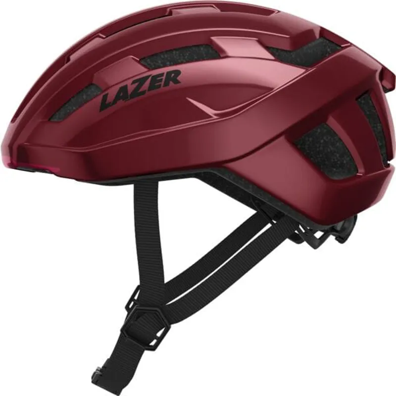 Lazer Tempo 54-61cm KinetiCore Helmet In Berry Red-2