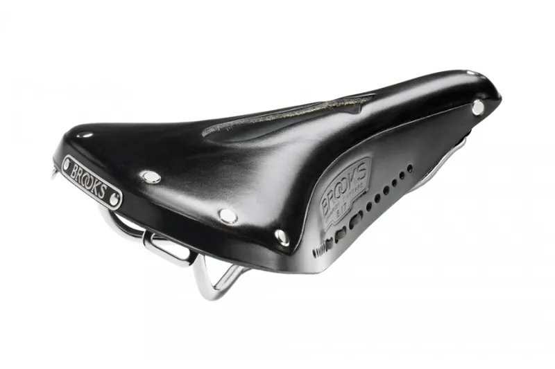 Brooks B17 Carved Leather Saddle in Black