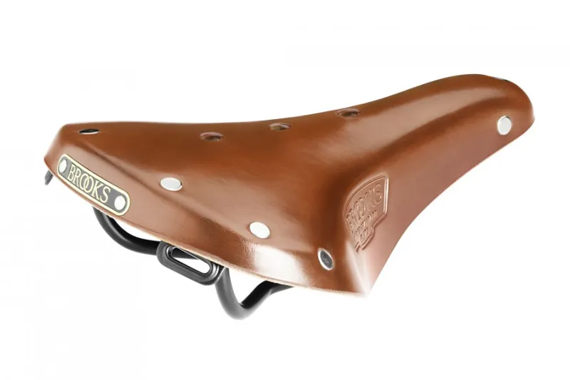 Brooks B17 Short Leather Saddle in Honey