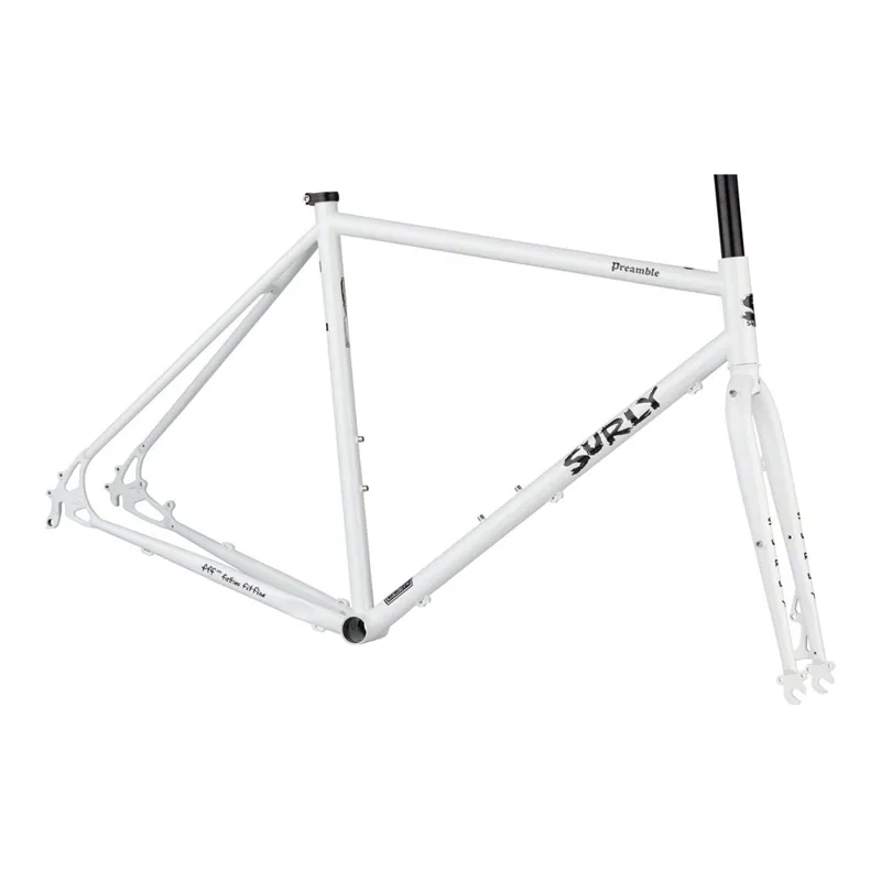 Surly Preamble Gravel Frameset in Thorfrost White