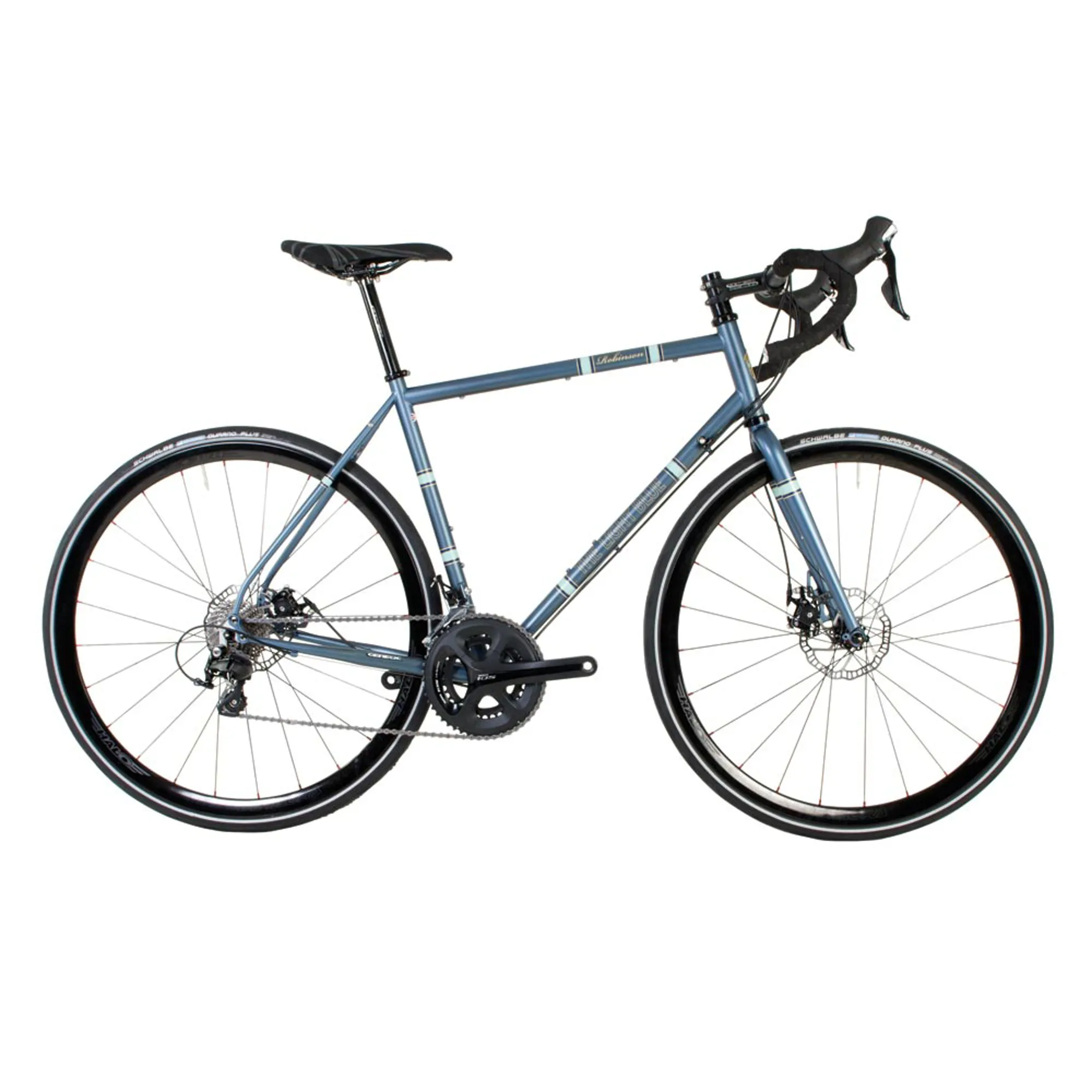 The Light Blue Robinson RD 105 Reynolds 725 Steel Bike in Blue