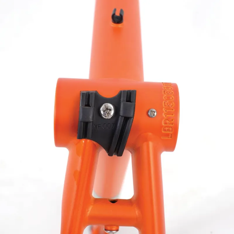 The Light Blue Robinson Touring/Gravel Steel Frame Set in Volca Orange-2