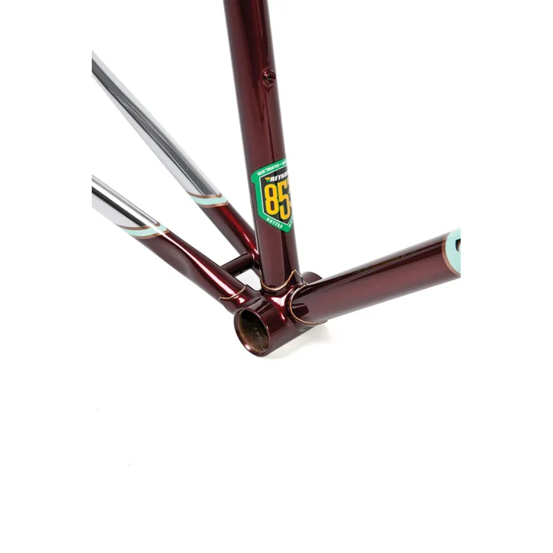 The Light Blue Kings 853 Steel Frameset in Red/Chrome-2