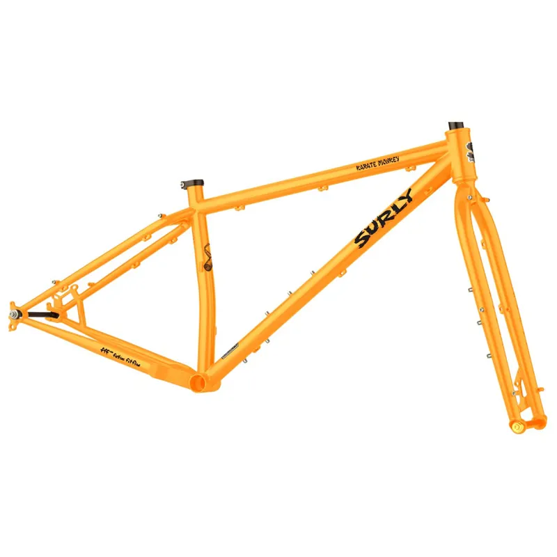 Surly Karate Monkey Frameset in Toxic Tangerine Orange