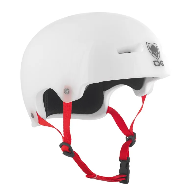 TSG Evolution Solid Adults Helmet in Clear White