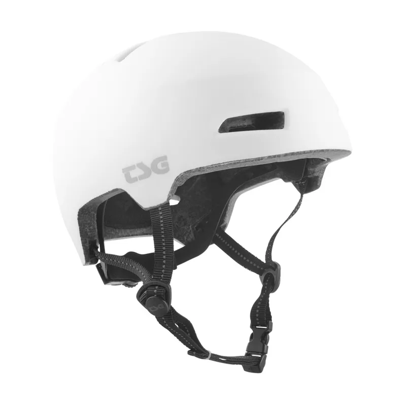 TSG Status Adult Helmet with LED Light in White