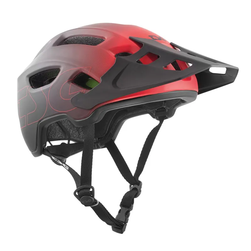 TSG Trailfox Superlight All Mountain Adult Helmet in Red Fade