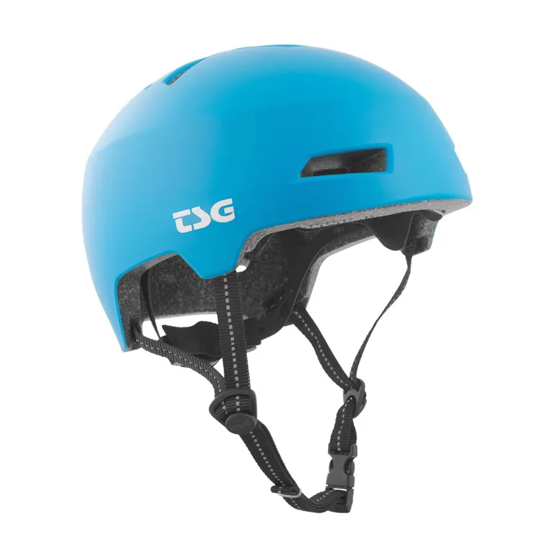 TSG Status Adults Helmet with LED light in Satin Dark Cyan-1