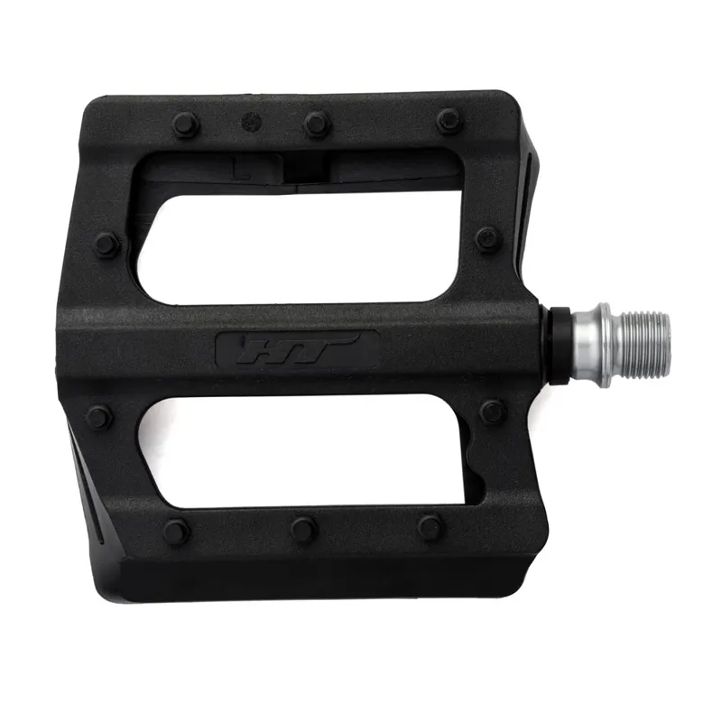 HT Components PA12 Flat Pedal in Black