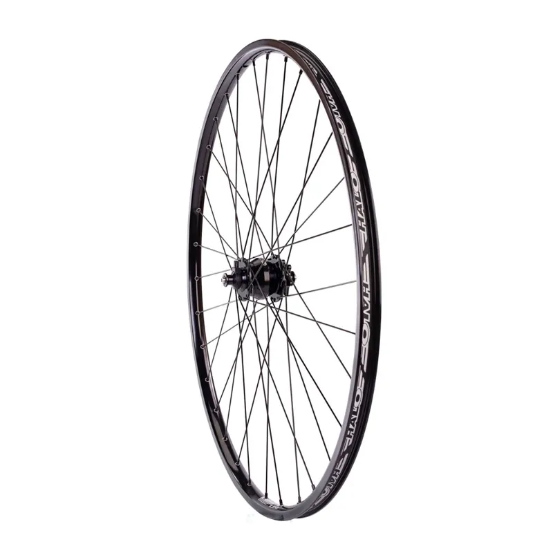 Halo White Line Urban 700c Universal Dynamo Front Wheel in Black
