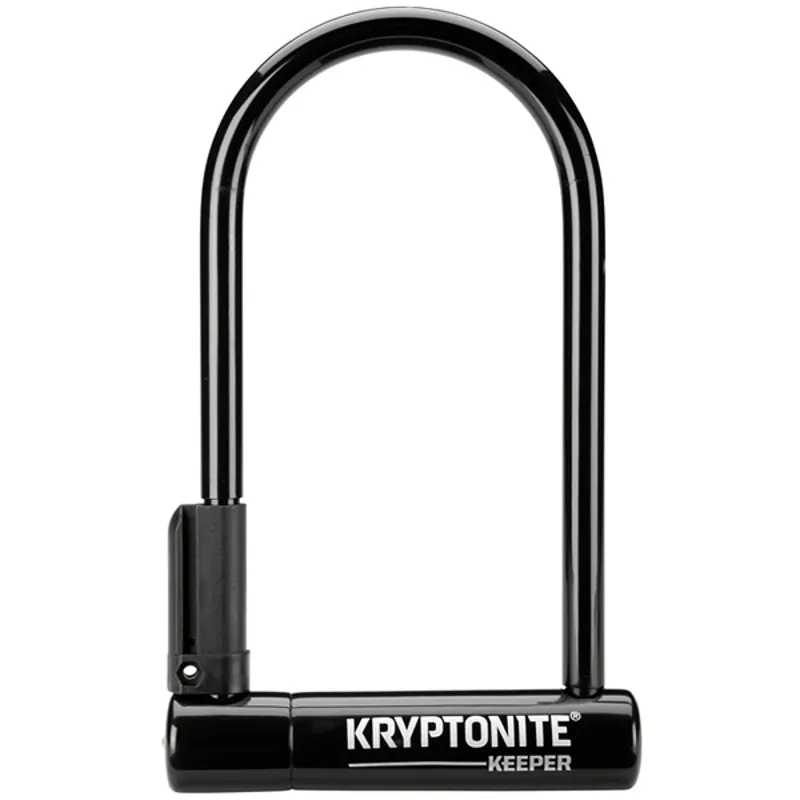 Kryponite Keeper Sold Secure Silver 12 STD Bike D lock in Black