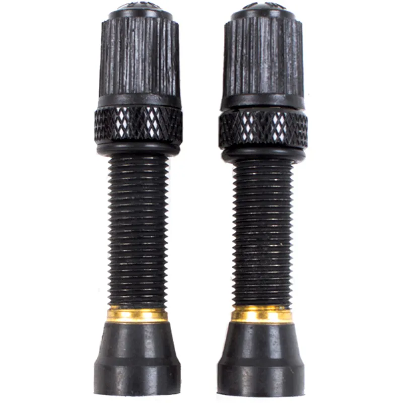 Nutrak Schrader Tubeless Valves in Black