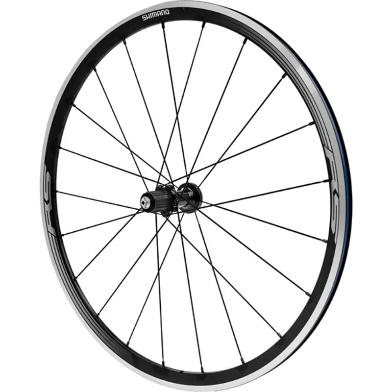 Shimano WH-RS330 700c 30mm Clincher Road Wheels in Black-1