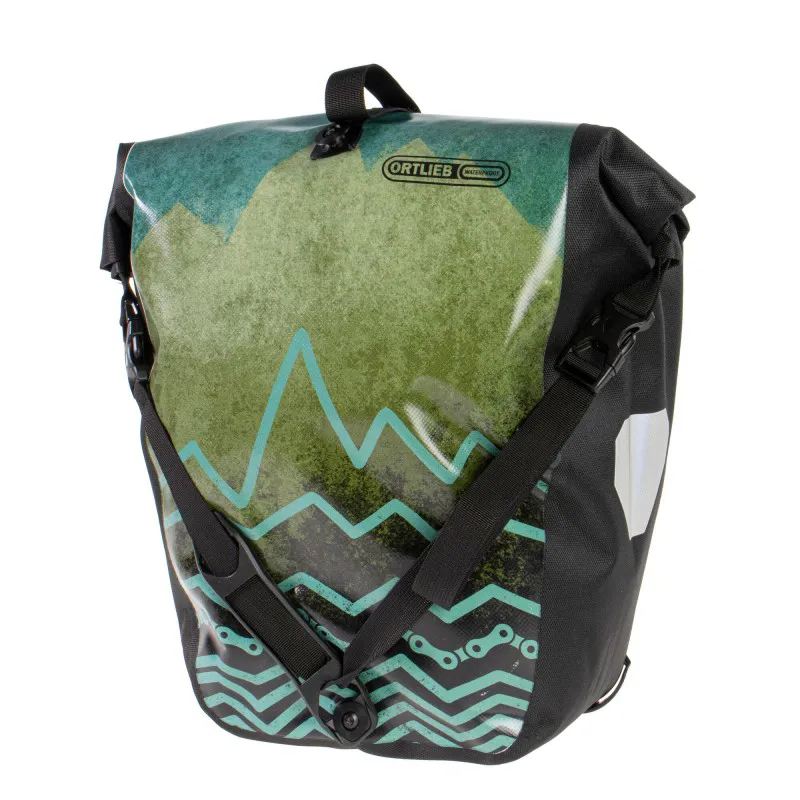 Ortlieb Back-Roller Single  Rear Pannier Bag in Design Sierra Blue-1