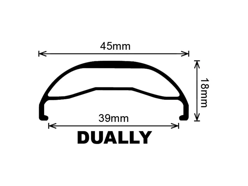 Velocity Dually NMSW 27.5 32h Rims in Black-1