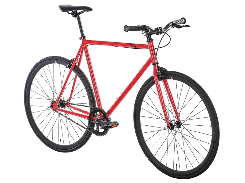 6KU Fixie and Single Speed Bike in Cayenne Red-1