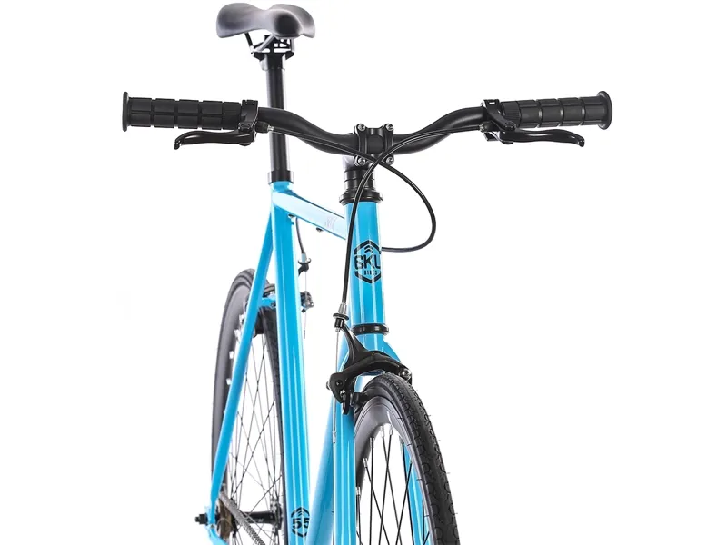 6KU Fixie and Single Speed Bike in Iris Blue-2