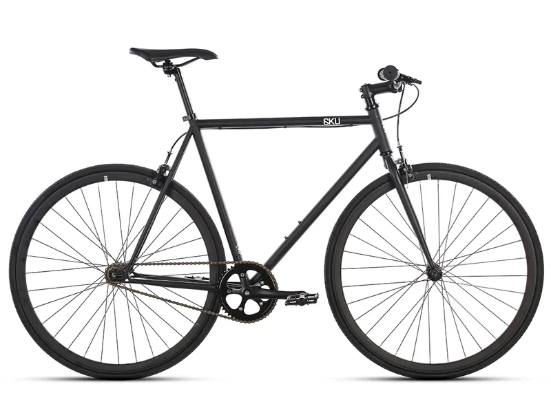 6KU Fixie and Single Bike in Nebular 1 Black