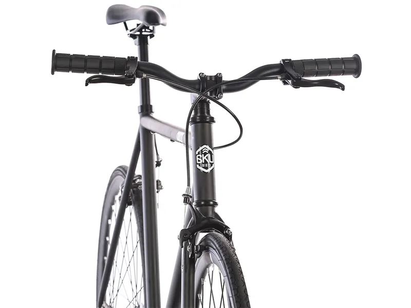 6KU Fixie and Single Bike in Nebular 1 Black-2
