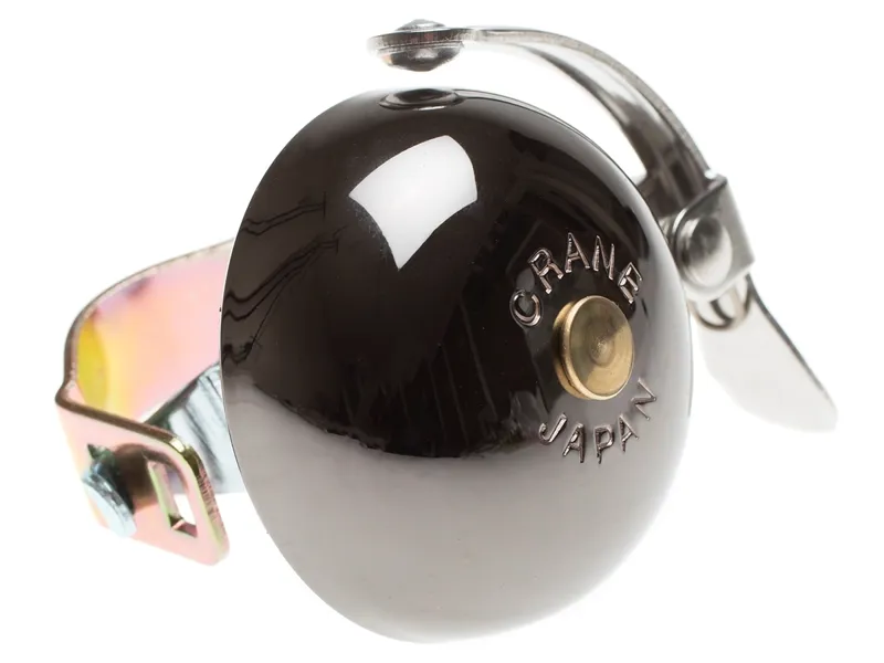 Crane Mini Suzu Handlebar Bell in Neo Black-2