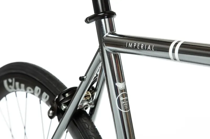 Quella Varsity Imperial Single Speed Bike in Chrome-5