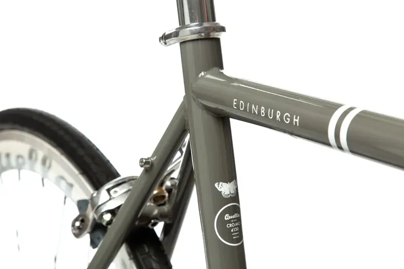 Quella Varsity Edinburgh Single Speed Bike in Stone Grey-4
