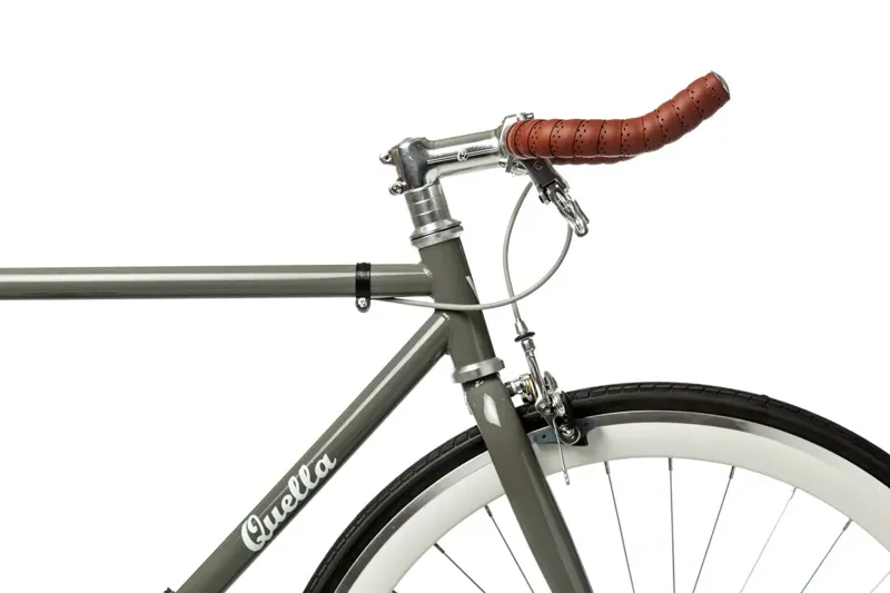Quella Varsity Edinburgh Single Speed Bike in Stone Grey-6