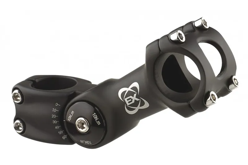 System Ex Adjustable Ahead Handlebar Stem in Black