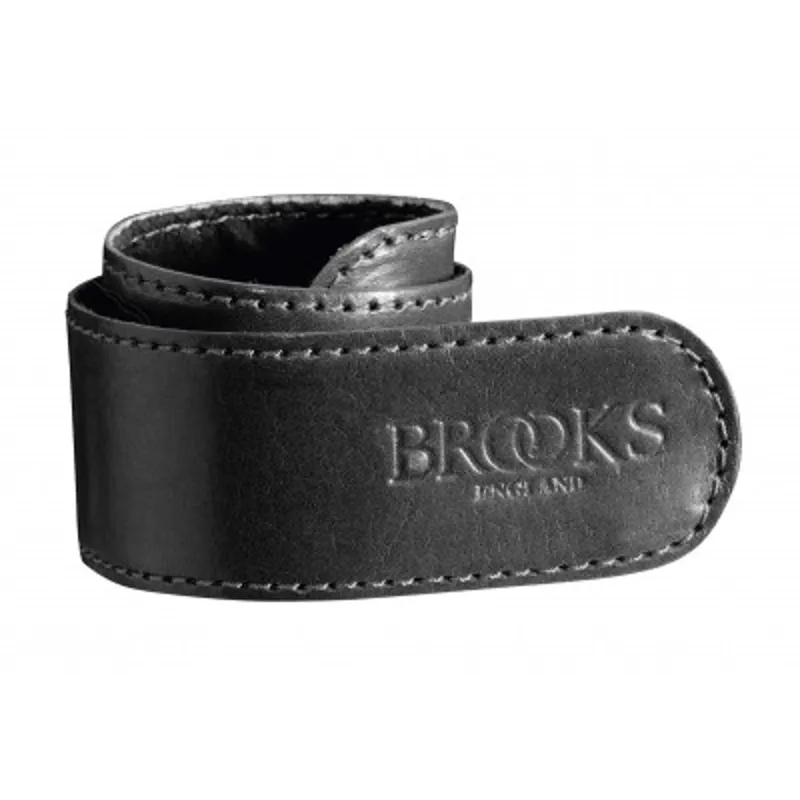 Brooks Leather Trouser Strap in Black
