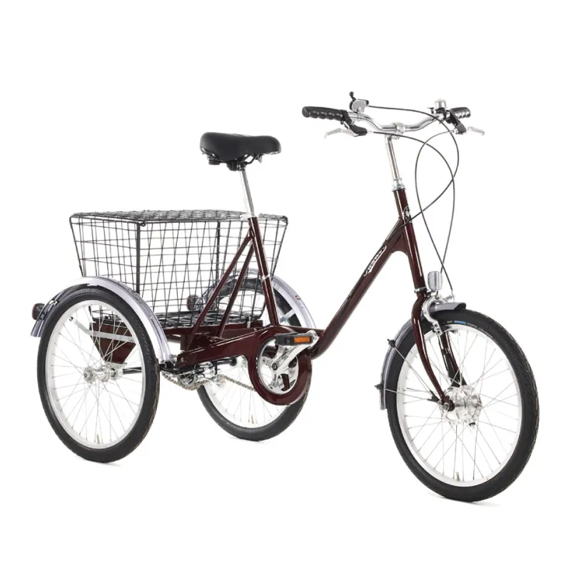 Pashley Picador 3 Speed Trike in Burgundy