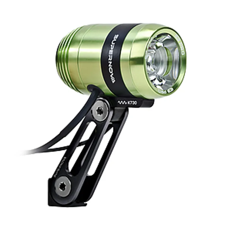 Supernova E3 Pro 2 Green For Road With Multimount Front Dyno Light