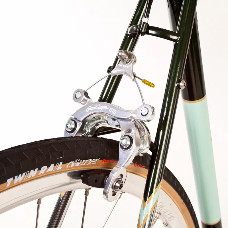 The Light Blue St Johns Retro Bike in Green/Chrome-1