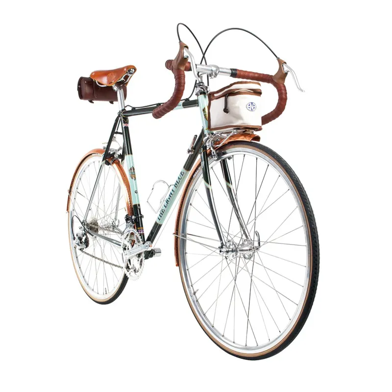 The Light Blue St Johns Retro Bike in Green/Chrome-6