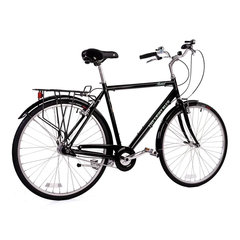 Light Blue Parkside 3spd Classic Hybrid Bicycle in Black-2