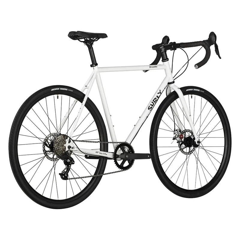 Surly Preamble Drop Bar Gravel Bike in Thorfrost White-2