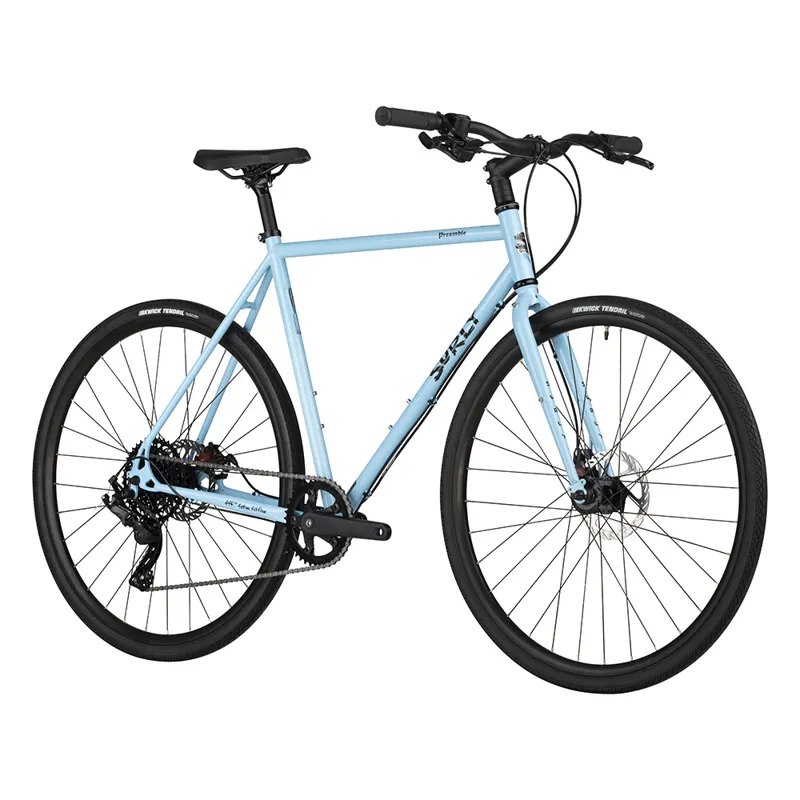 Surly Preamble Flat Bar Gravel Bike in Skyrim Blue-1