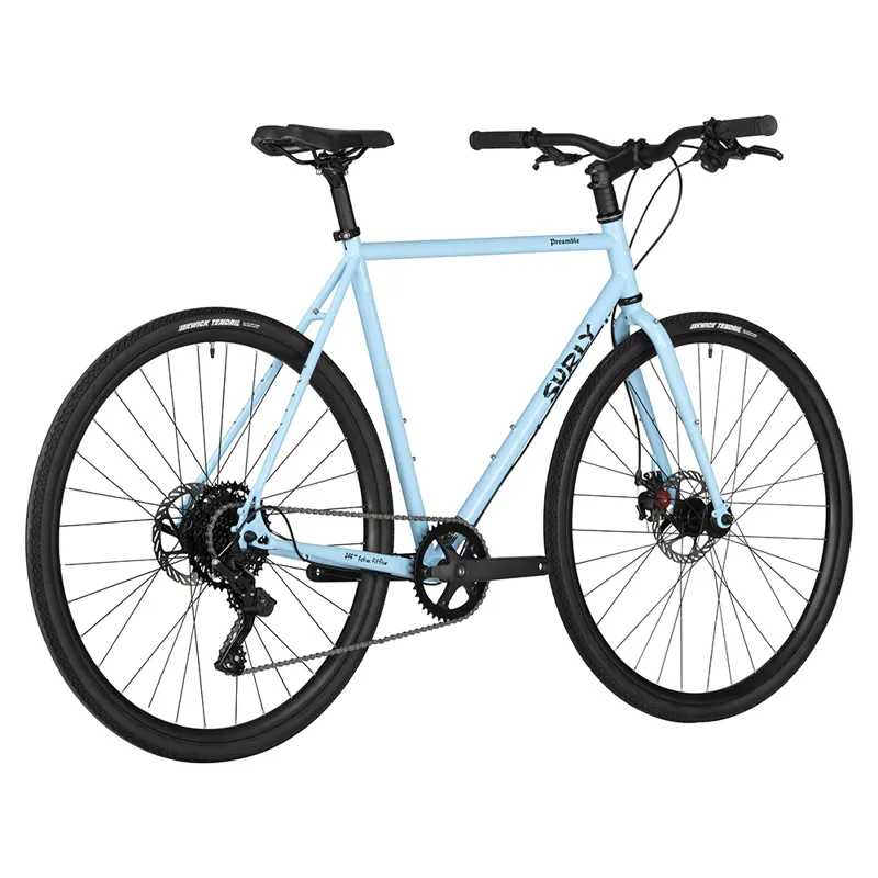 Surly Preamble Flat Bar Gravel Bike in Skyrim Blue-2