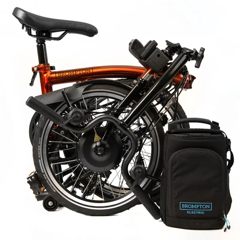 Brompton C Line Electric Explore Flame Lacquer 6 Speed