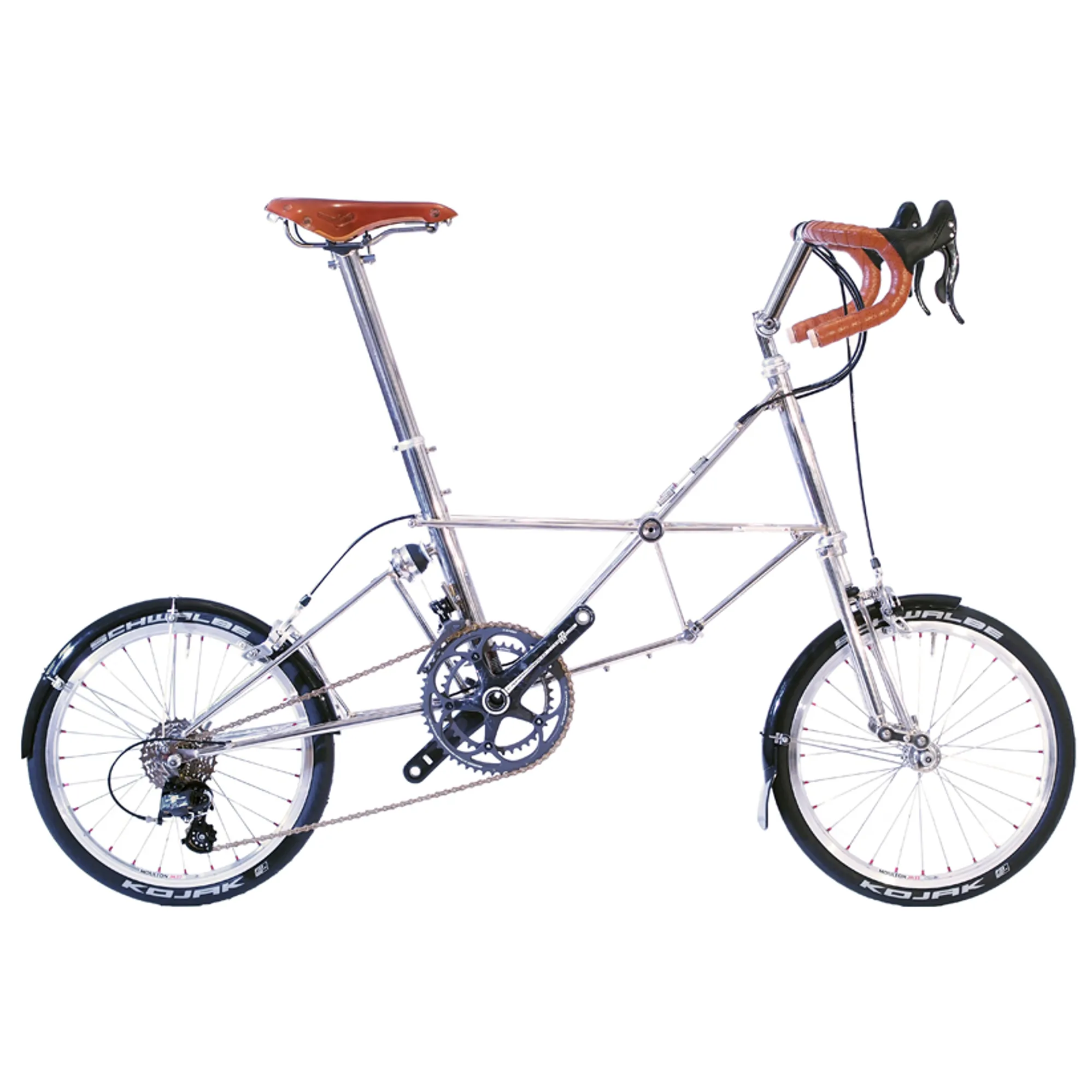 Folding Bicycle Brompton Mk3 Moulton AM GT MkIII Bike In Stainless