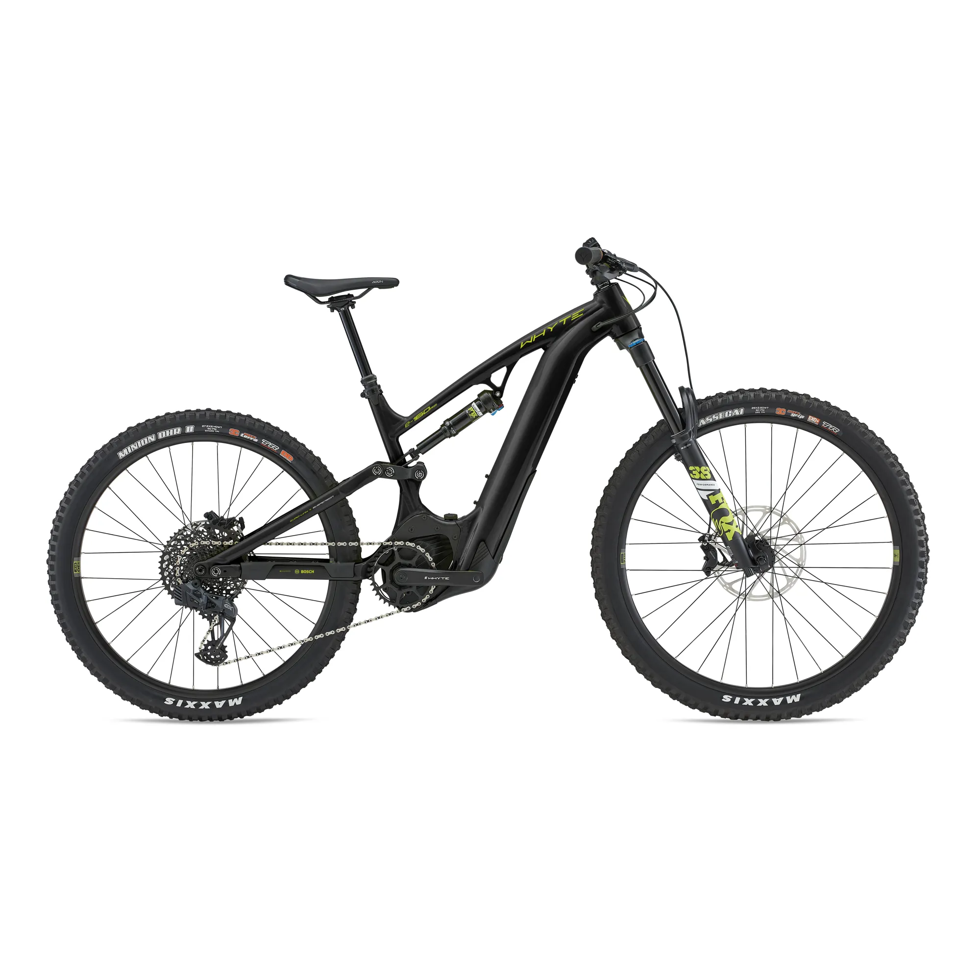 Whyte E-160 RS MX Enduro e-Mountain Bike in Black