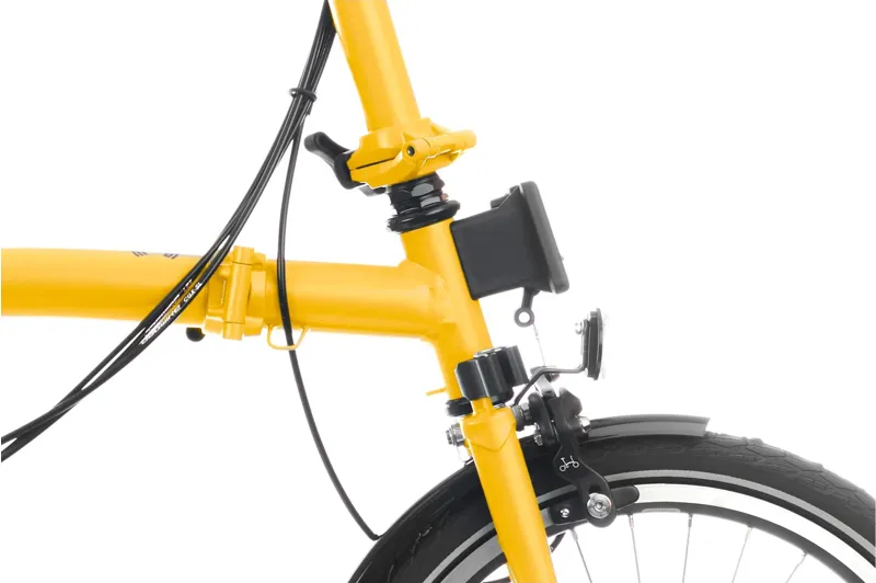 Brompton C Line 6 Speed Folding Bike in Bumblebee Yellow-5