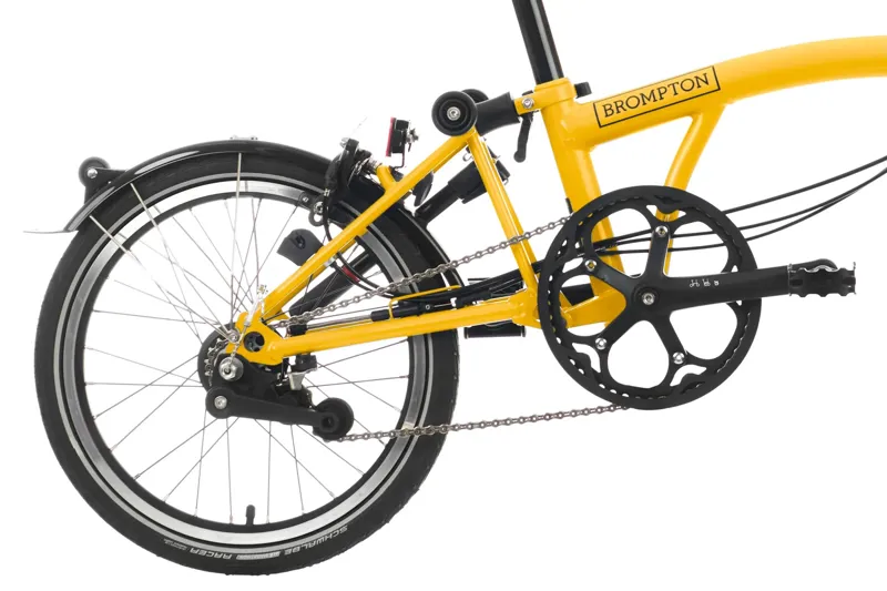 Brompton C Line 6 Speed Folding Bike in Bumblebee Yellow