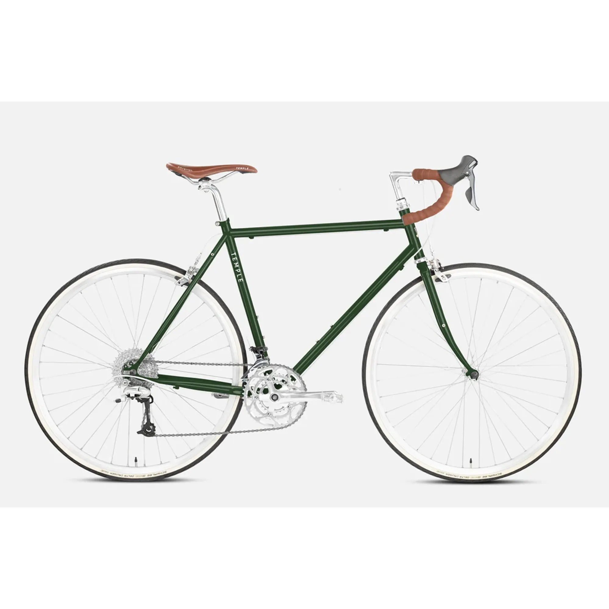 Temple Brooks Electric Bike Temple Classic Tour Bike In Racing Green